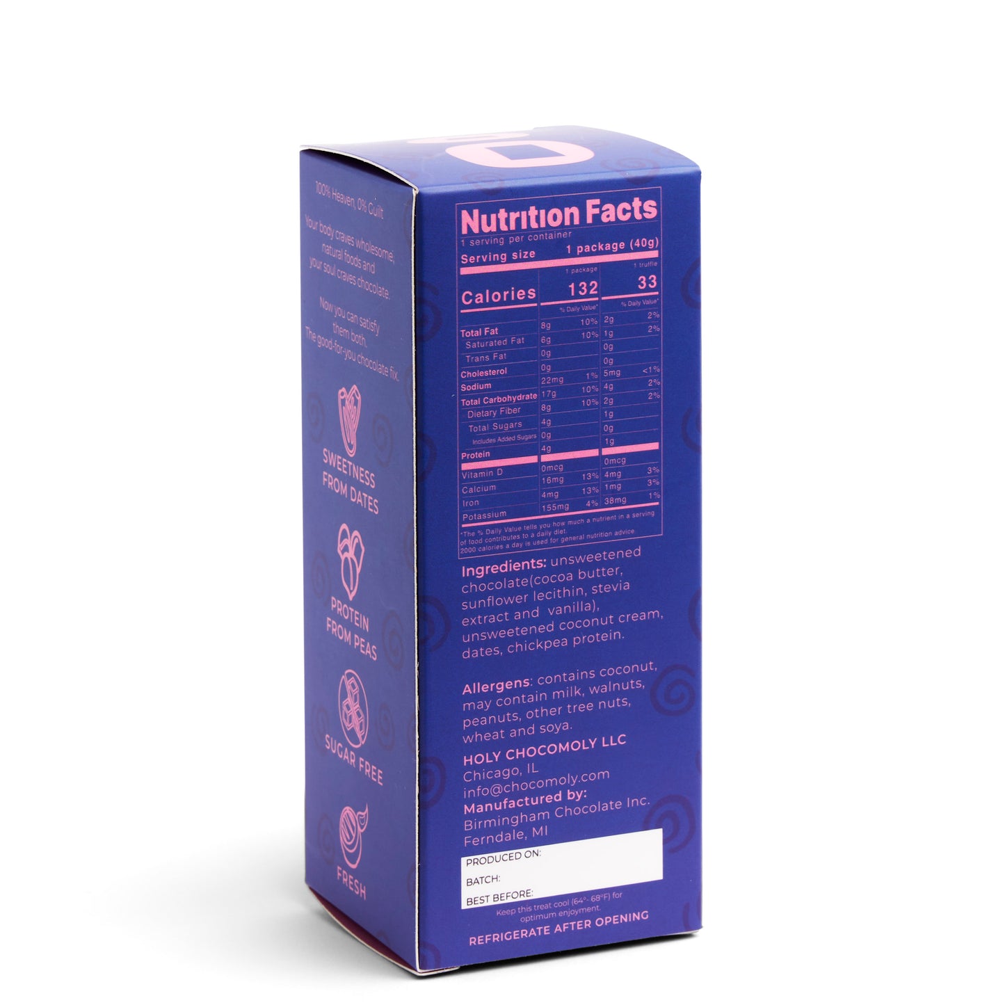 Dark Protein Chocolate Truffle 4pack (16 truffles)