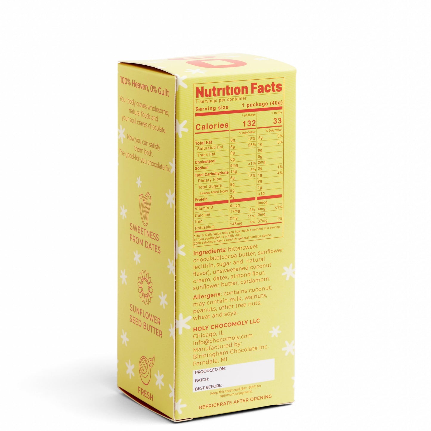 Sunflower Seed Truffle 4pack (16 truffles)