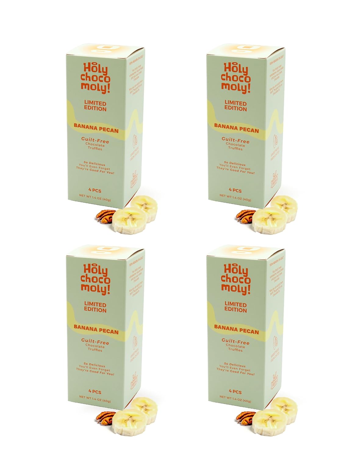 Banana Pecan Chocolate Truffles 4pack (16 truffles)